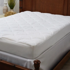 Panama Jack Stay Cool Performance Mattress Pad - White mattress pads,mattress topper,bed protection