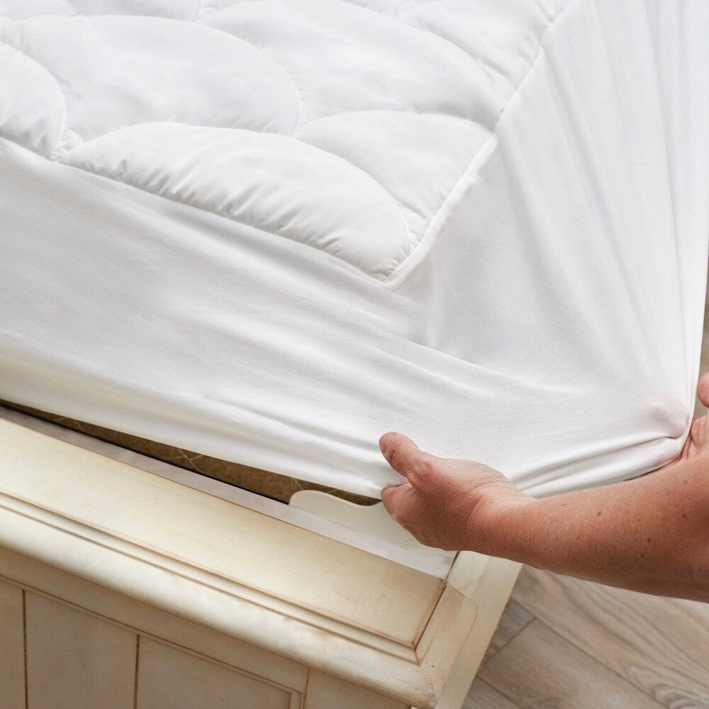 Panama Jack Stay Cool Performance Mattress Pad - White