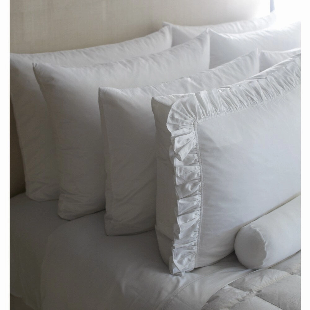 Pandora de Balthazar European Sleep System Hungarian Goose Feather Down Eurostandard Firm Sleeper - White