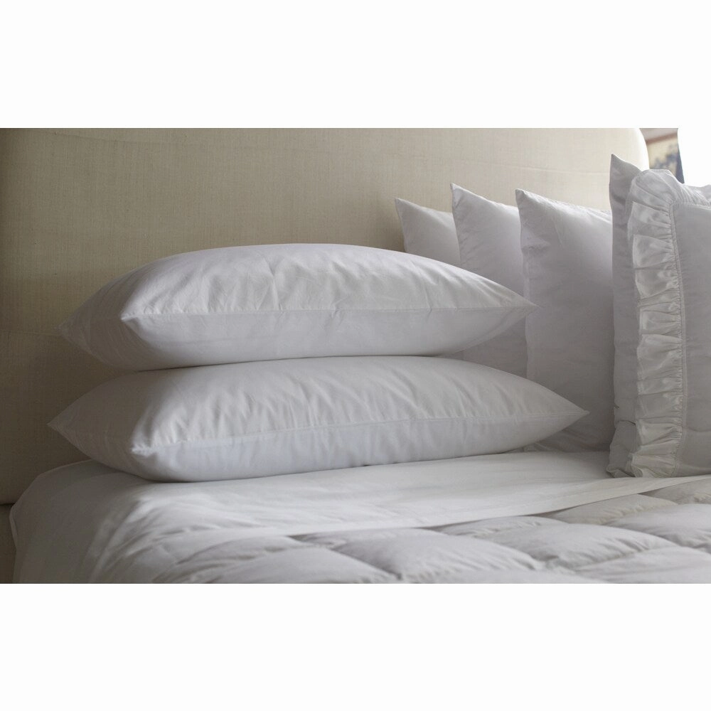 Pandora de Balthazar European Sleep System Hungarian Goose Feather Down Eurostandard Firm Sleeper - White