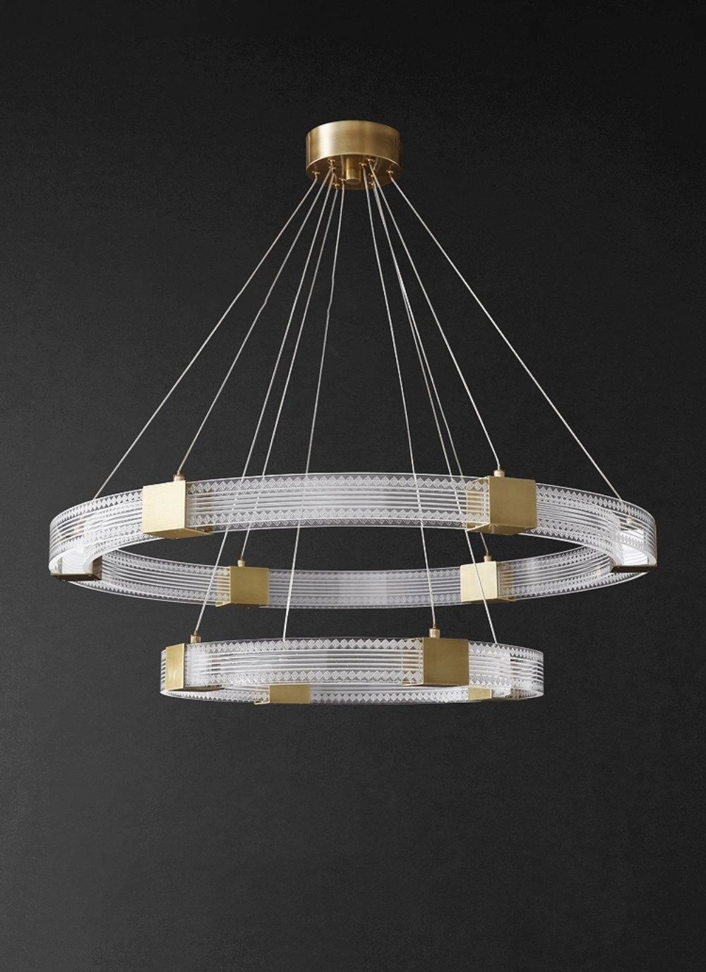 Parallel Ring LED Chandelier