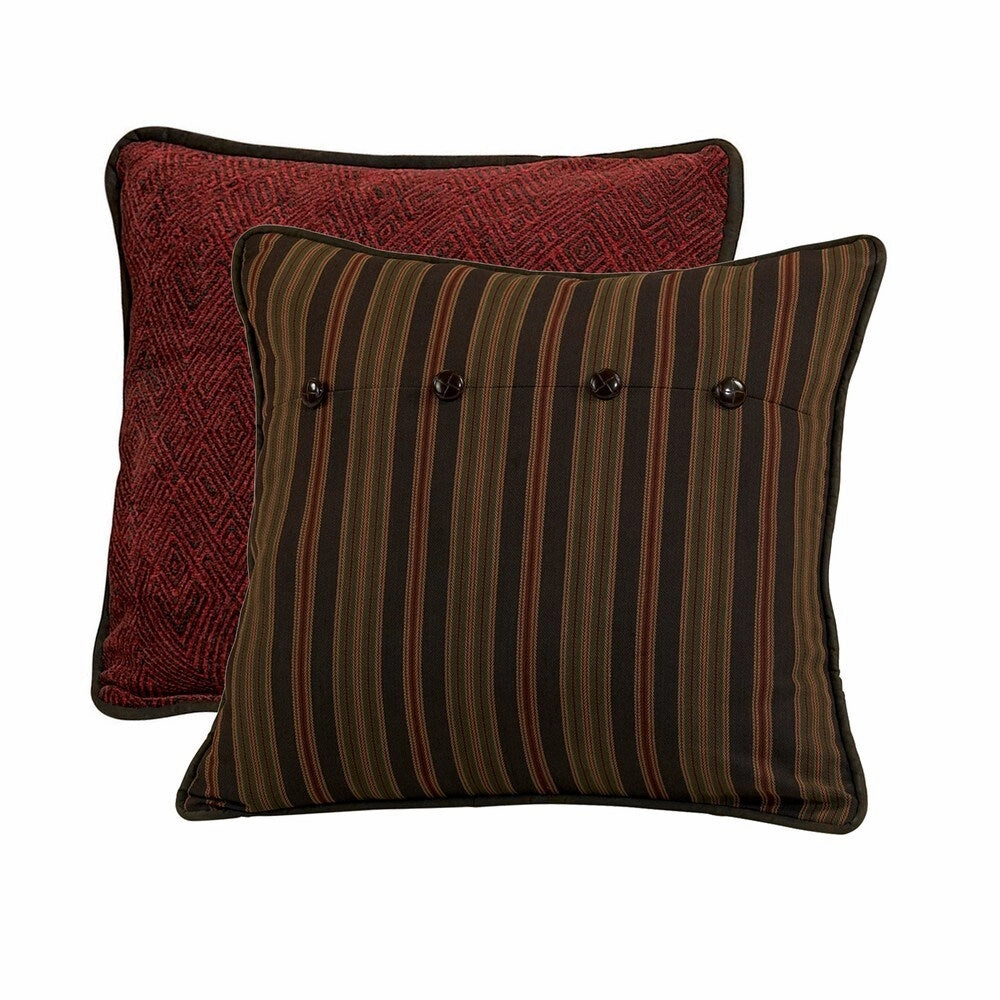 Paseo Road by Hiend Accents Wilderness Ridge Reversible Euro Sham , 27" x 27", 1PC pillowcases,cotton pillow covers,bed linen