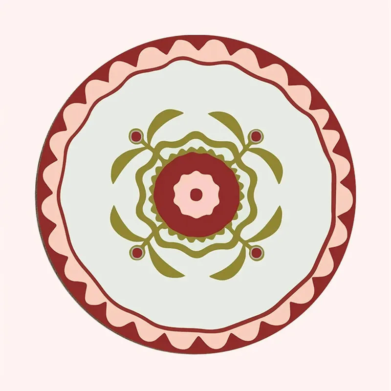 Patchwork Set of 6 Placemats, Eucalyptus