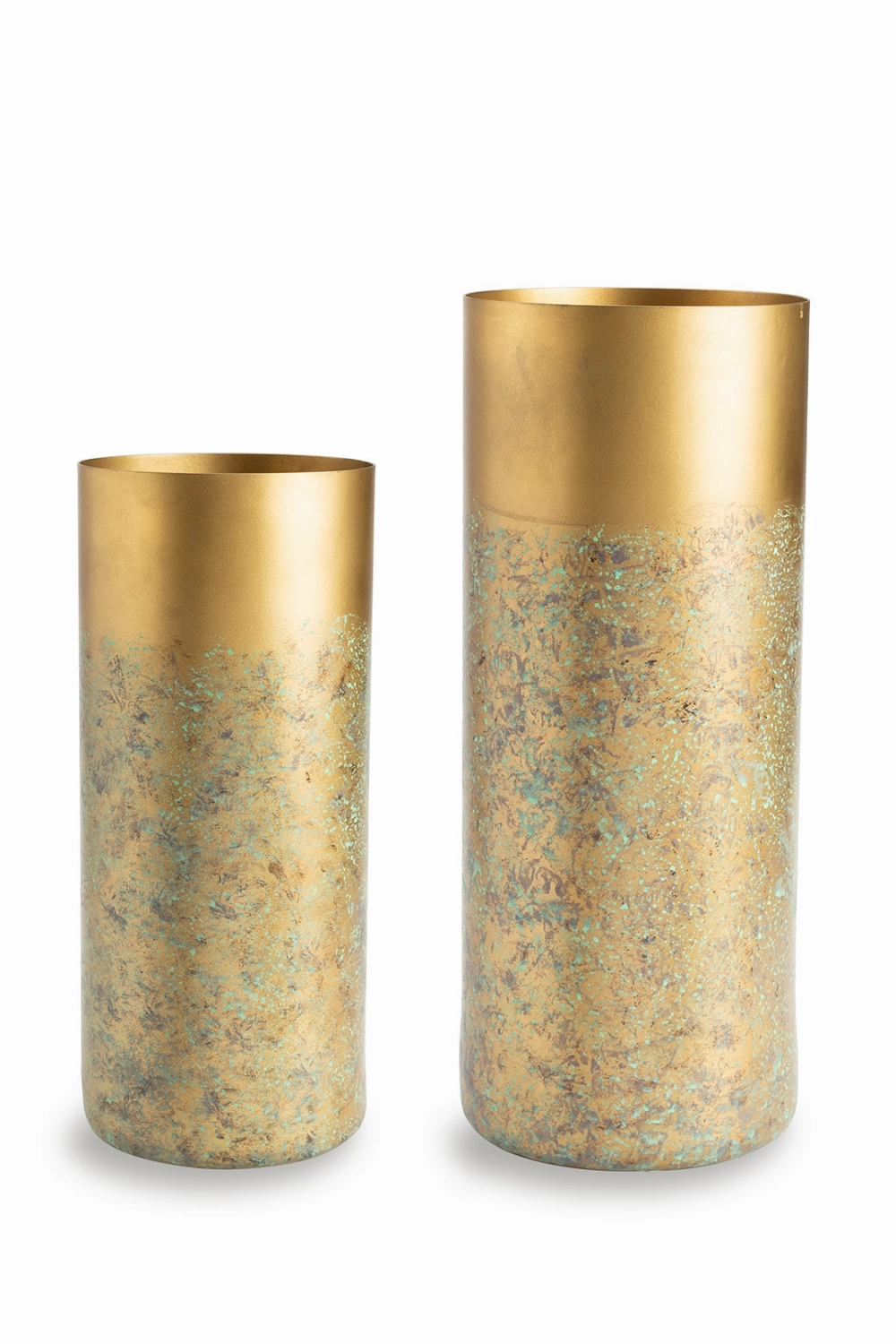 Patinated Gold Cylindrical Vase (L) | Liang & Eimil Inger II