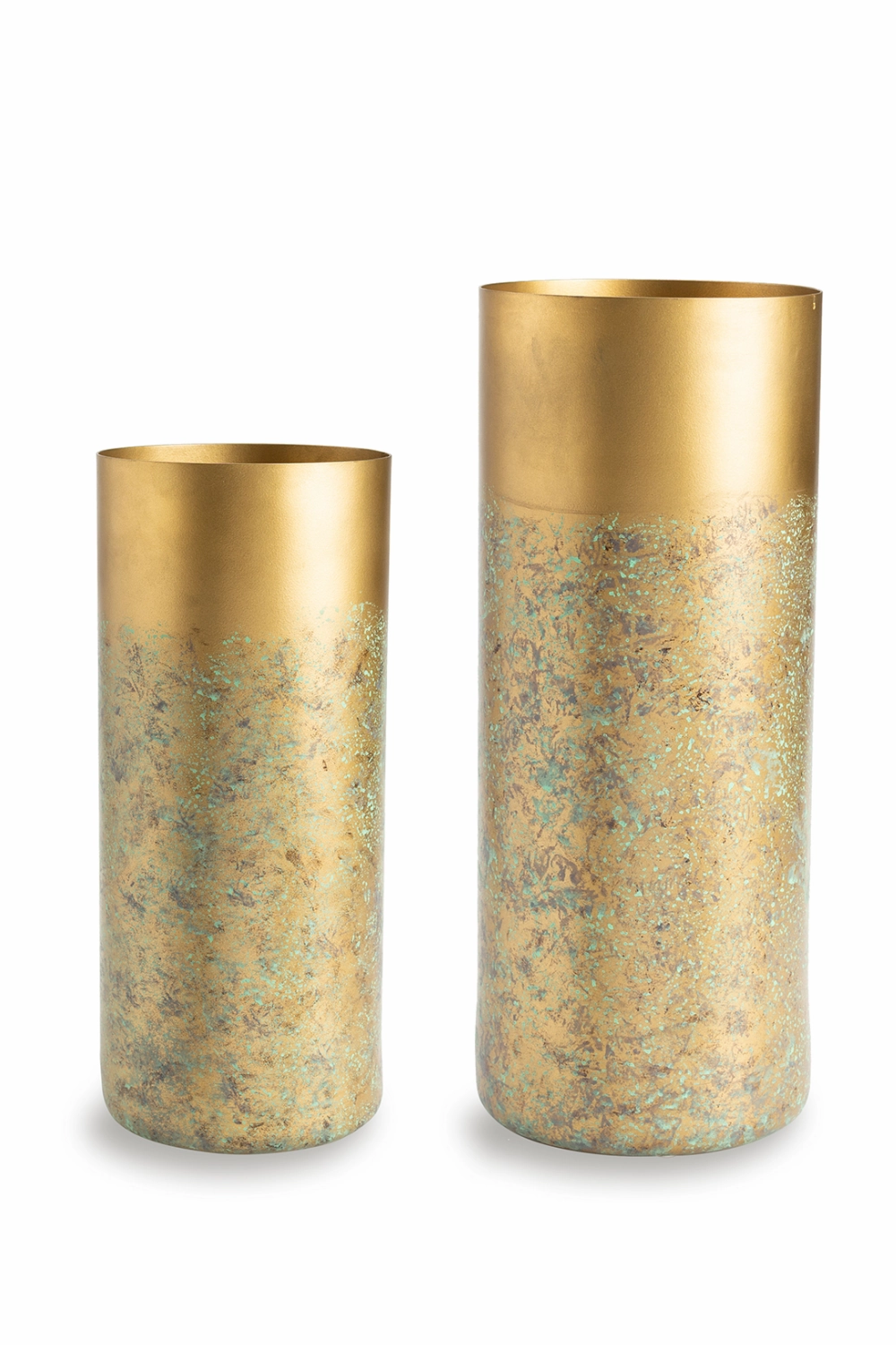 Patinated Gold Cylindrical Vase (S) | Liang & Eimil Inger I