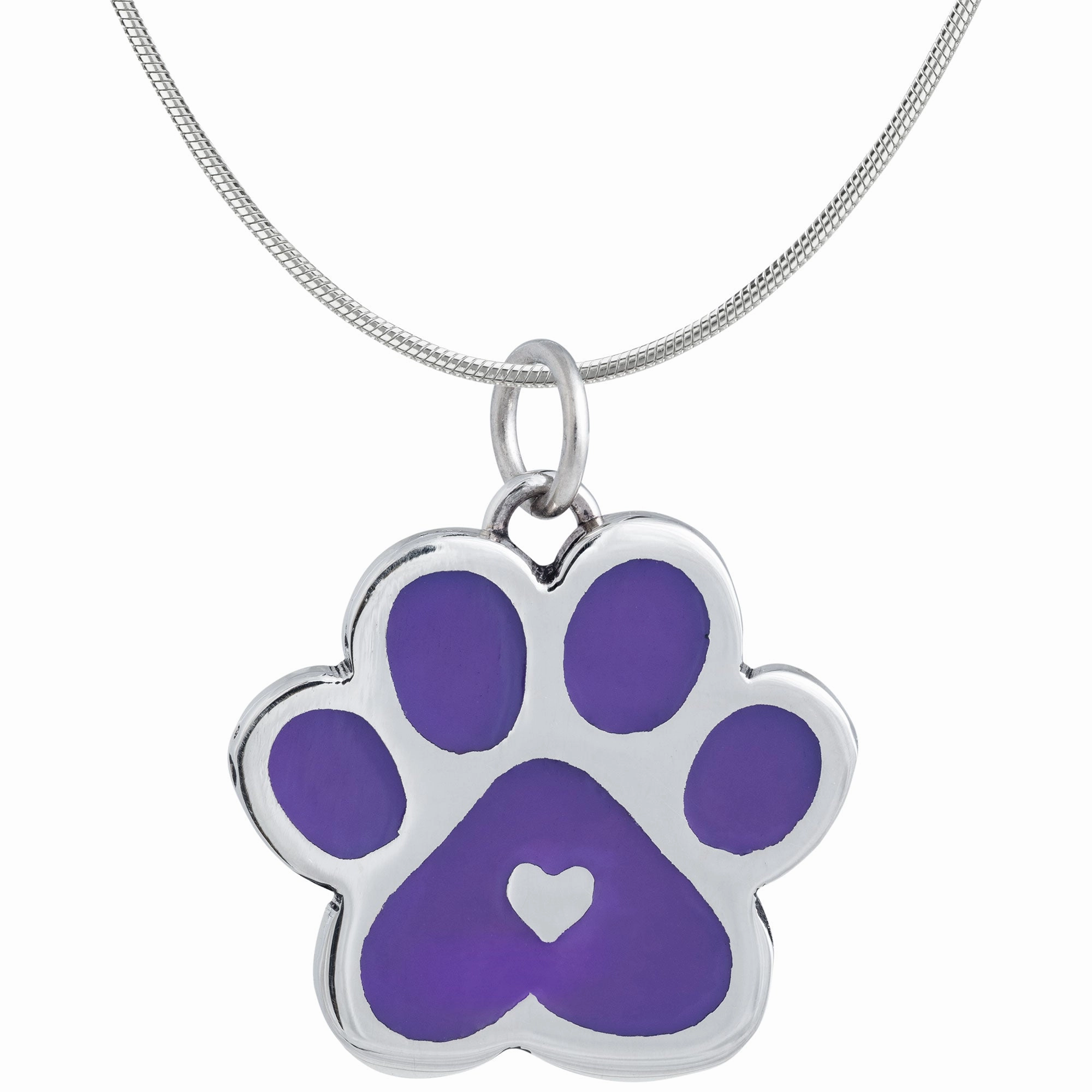 Paw Print Beats In My Heart Necklace