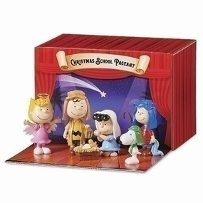 Peanuts Pageant 6pc Set With Carry Box Decorative Mirror,Home Decor Mirror