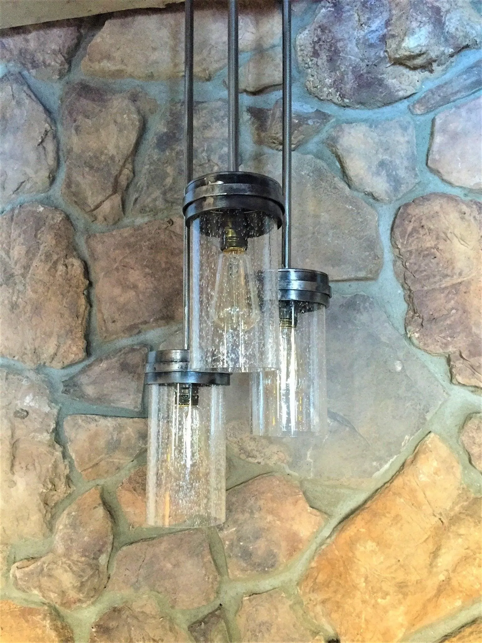 Pebble Creek Cylinder Pendant Light