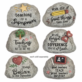 Pebble Teacher Paperweight Rock Decorative Mirror,Home Decor Mirror