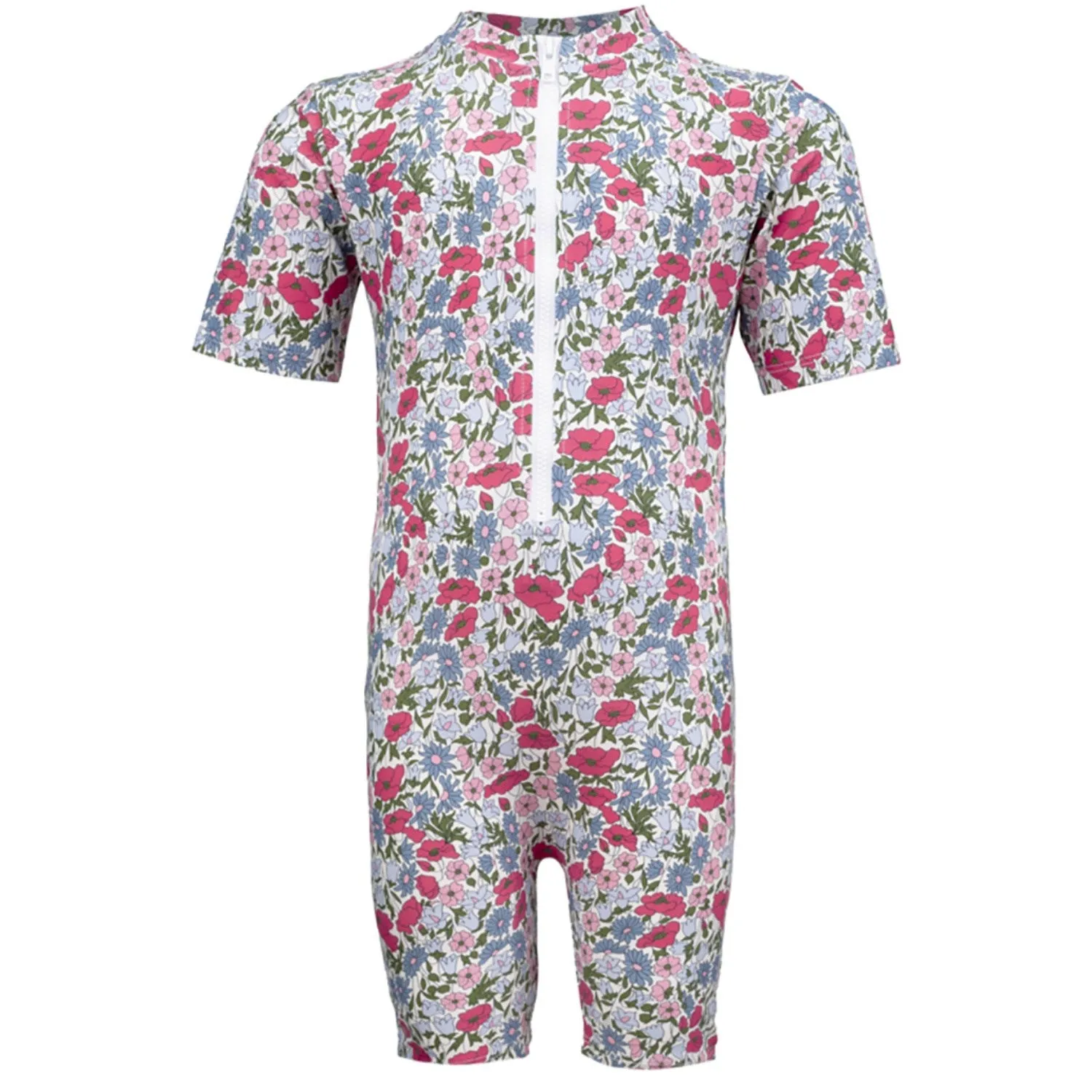 Petit Crabe Poppy & Daisy P Natsu Sunsuit S/S - Made With Liberty Fabric