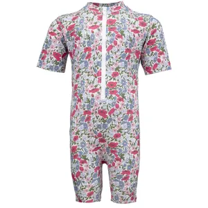 Petit Crabe Poppy & Daisy P Natsu Sunsuit S/S - Made With Liberty Fabric