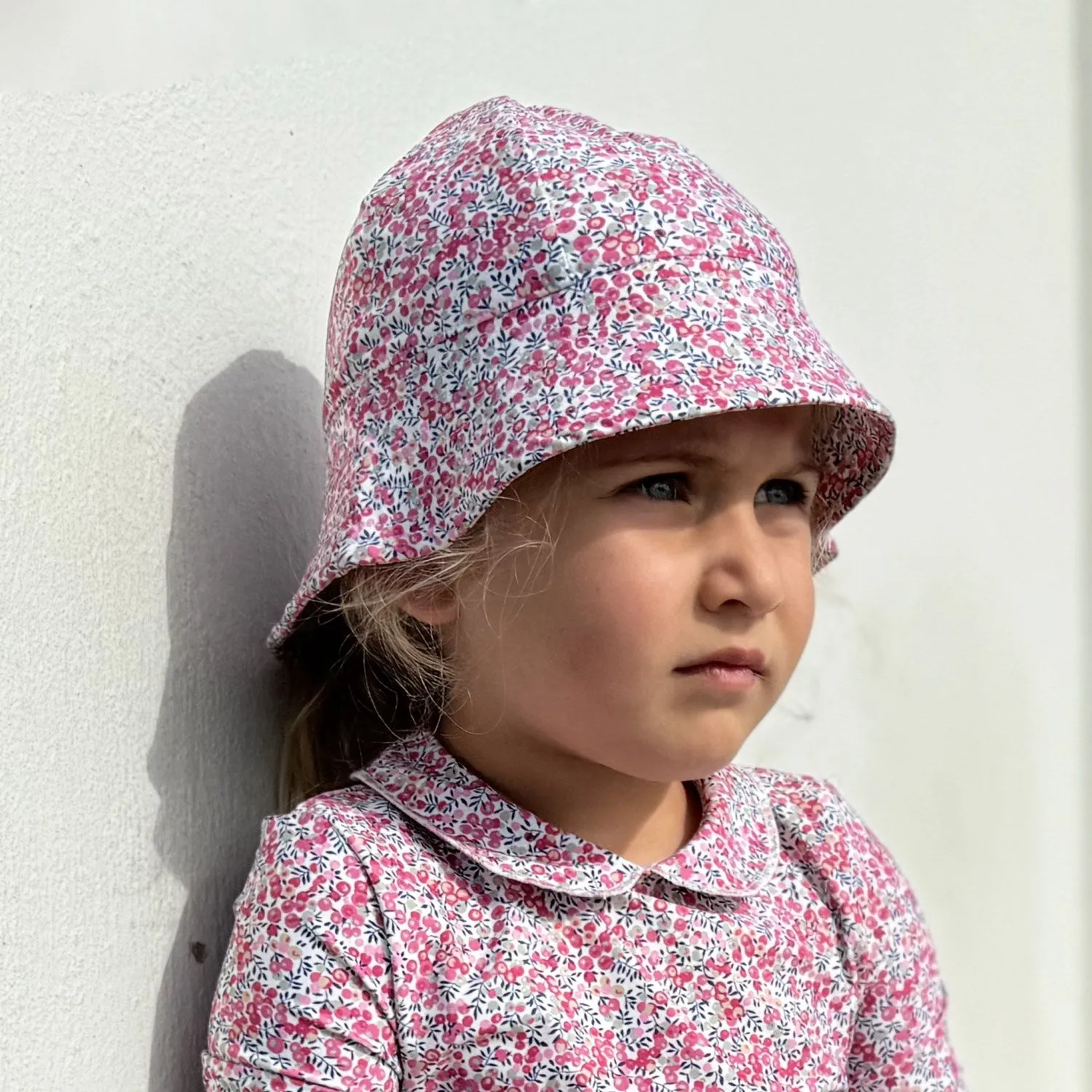 Petit Crabe Wiltshire Bud Frey Sun hat - Made With Liberty Fabric