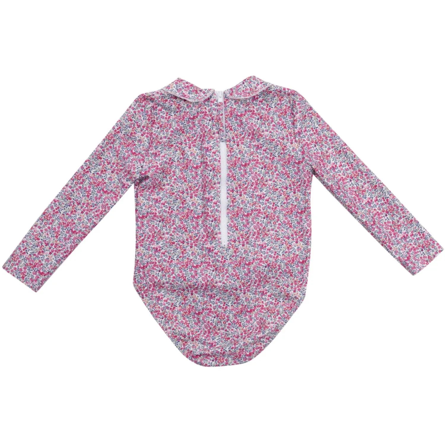 Petit Crabe Wiltshire Bud Peeter Pan Collar Swimsuit L/S - Made With Liberty Fabric