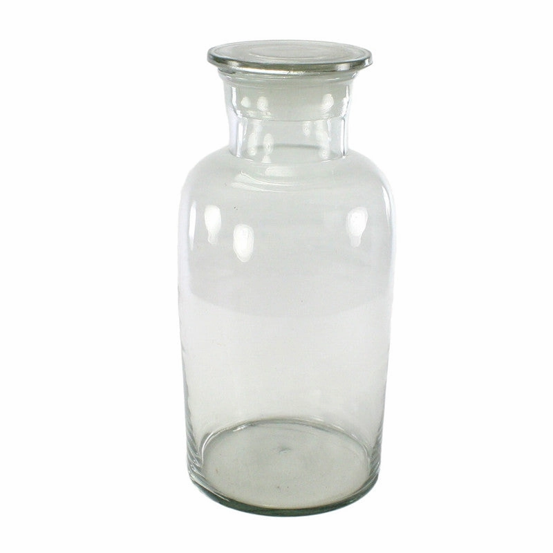 Pharmacy Jar with Stopper - Ex Lrg Clear Vase,Ceramic Vase