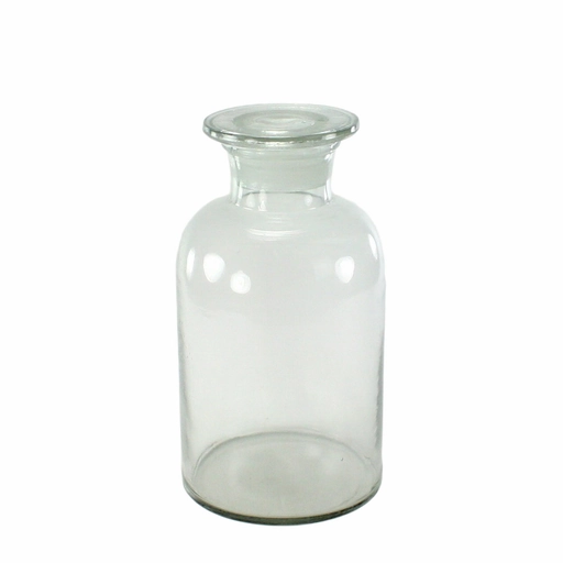 Pharmacy Jar with Stopper - Lrg Clear
