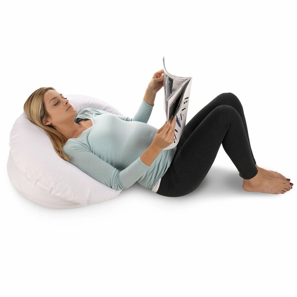 PharMeDoc C-shaped Maternity Pregnancy Pillow