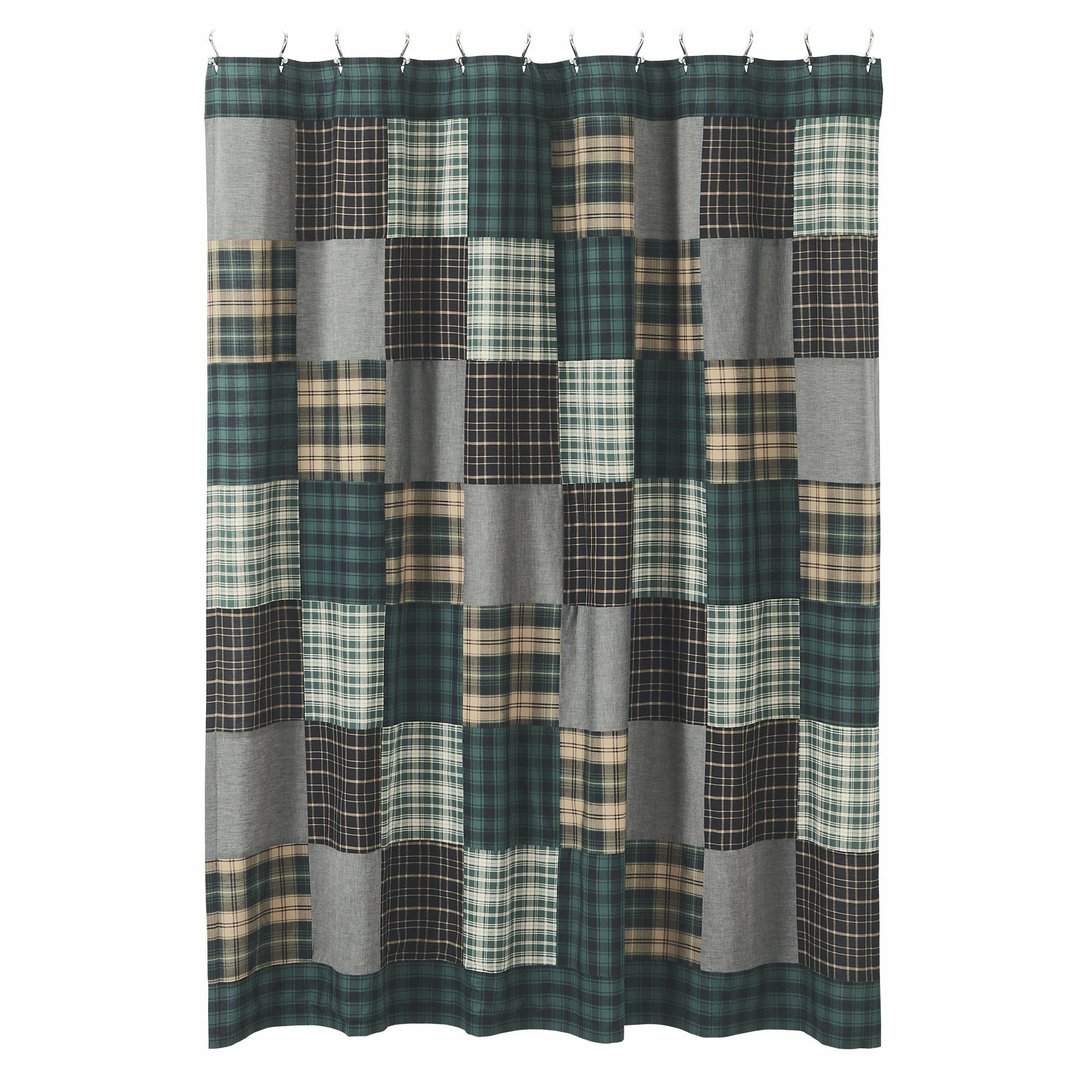 Pinehurst Patchwork Shower Curtain