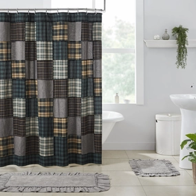 Pinehurst Patchwork Shower Curtain Lighting,Lamps Fixtures