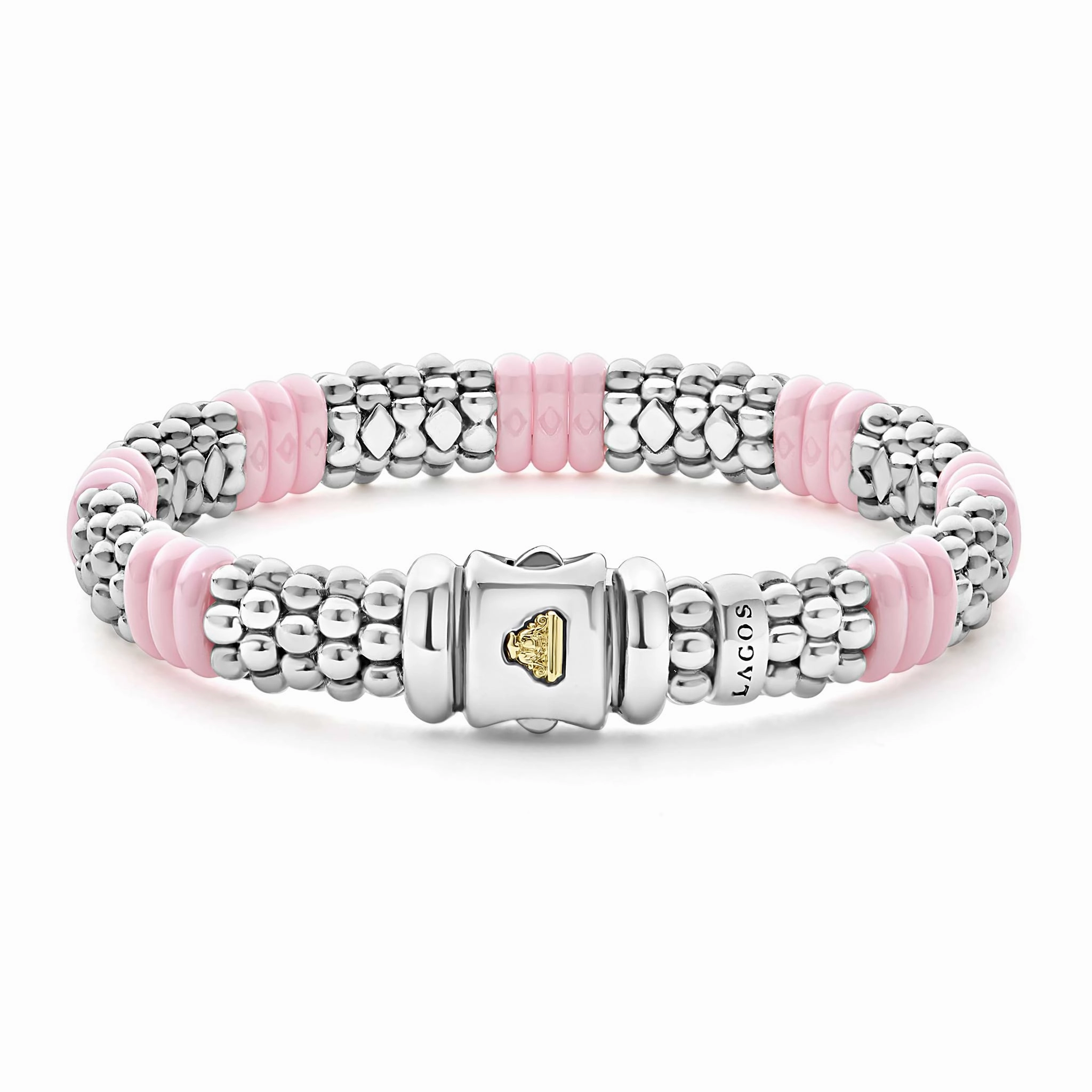 Pink Caviar Pink Ceramic Caviar Beaded Bracelet | 9mm
