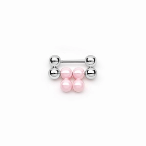 Pink Ceramic Infinite Watch Bracelet Link
