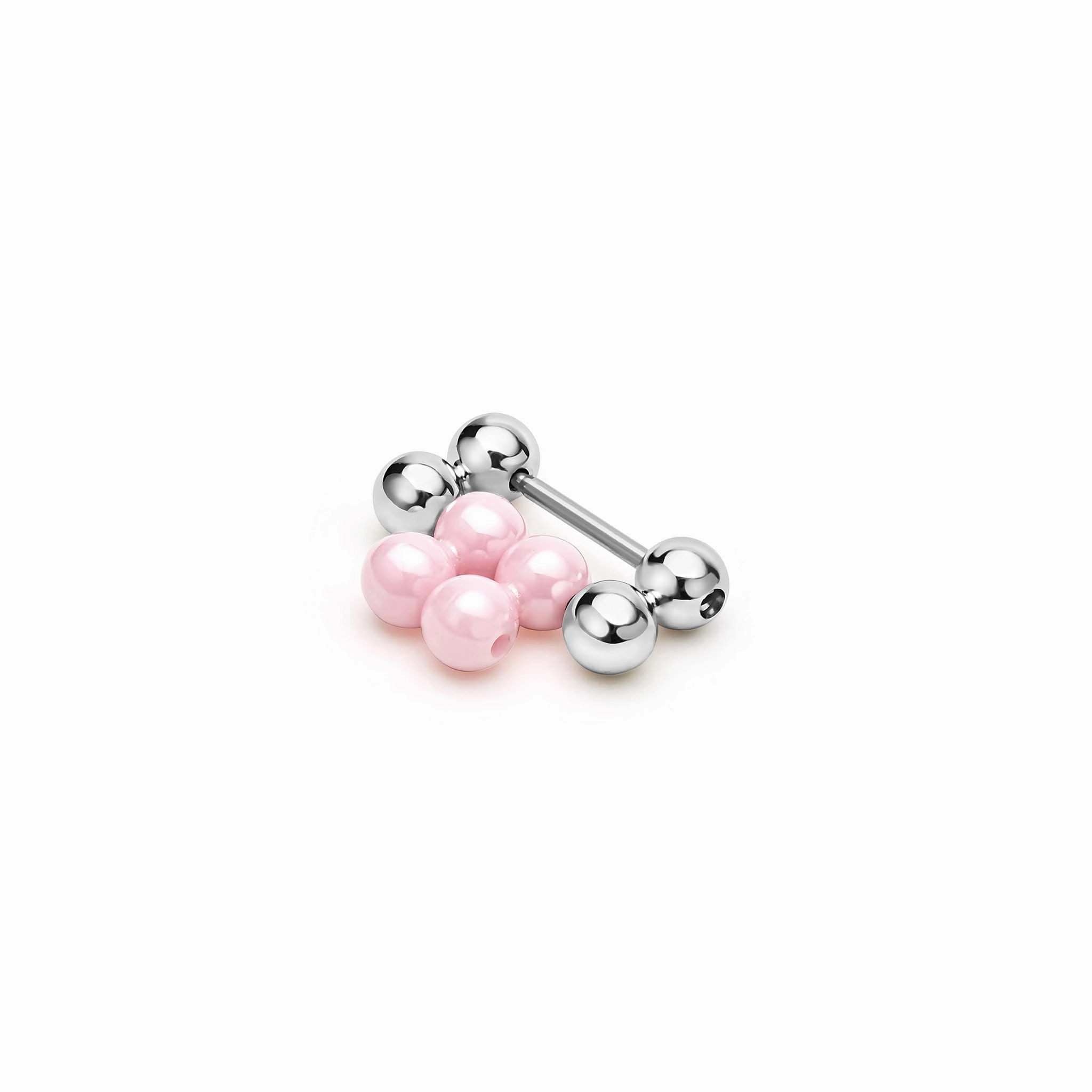 Pink Ceramic Infinite Watch Bracelet Link