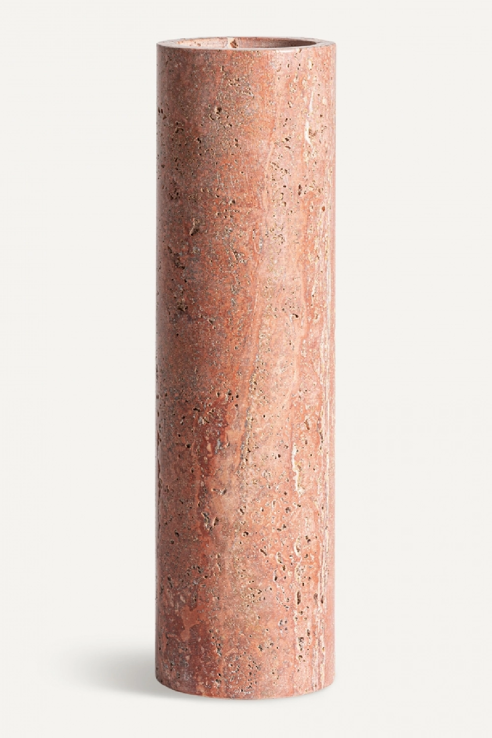 Pink Marble Cylindrical Vase | Vical Home Kleise Vase,Glass Vase