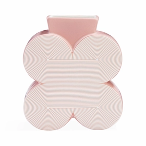 Pink Porcelain Vase S | Jonathan Adler Pompidou Vase,Glass Vase