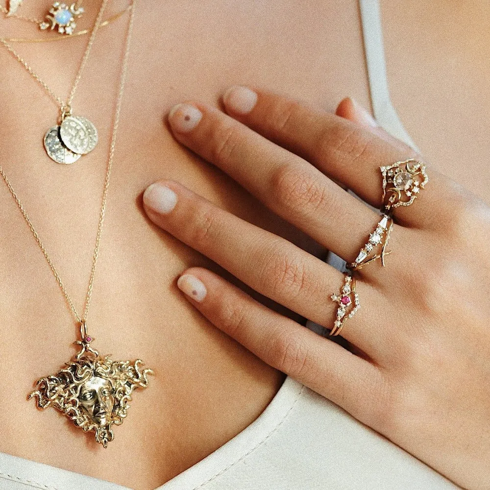 Pleiades Diamond Ring