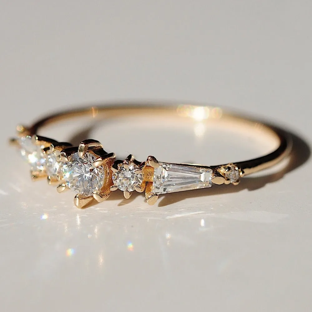 Pleiades Diamond Ring