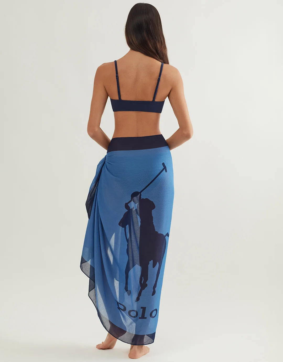 Pony Long Pareo - Periwinkle