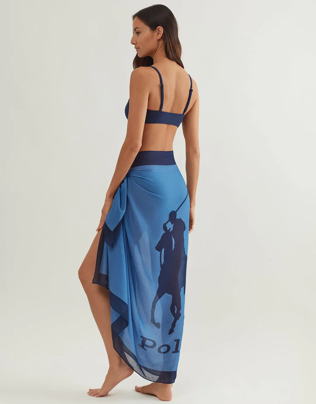 Pony Long Pareo - Periwinkle