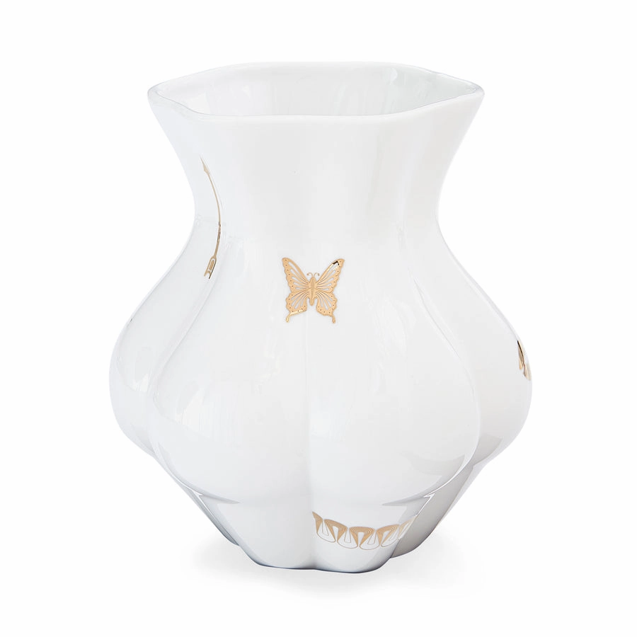 Porcelain Gilded Derrire Vase | Jonathan Adler Kiki