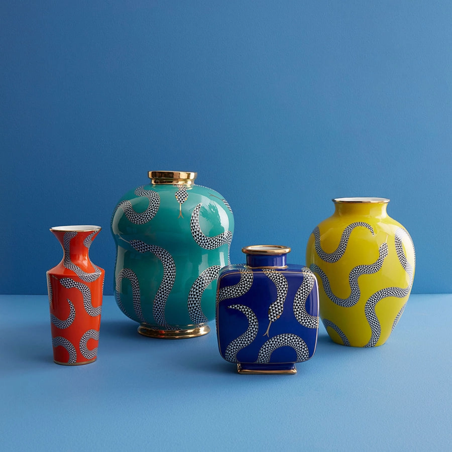 Porcelain Serpent Cuff Vase | Jonathan Adler Eden