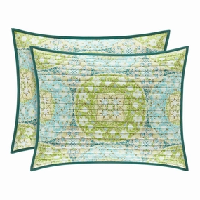 Porch & Den Bany Quilted Pillow Sham pillowcases,cotton pillow covers,bed linen
