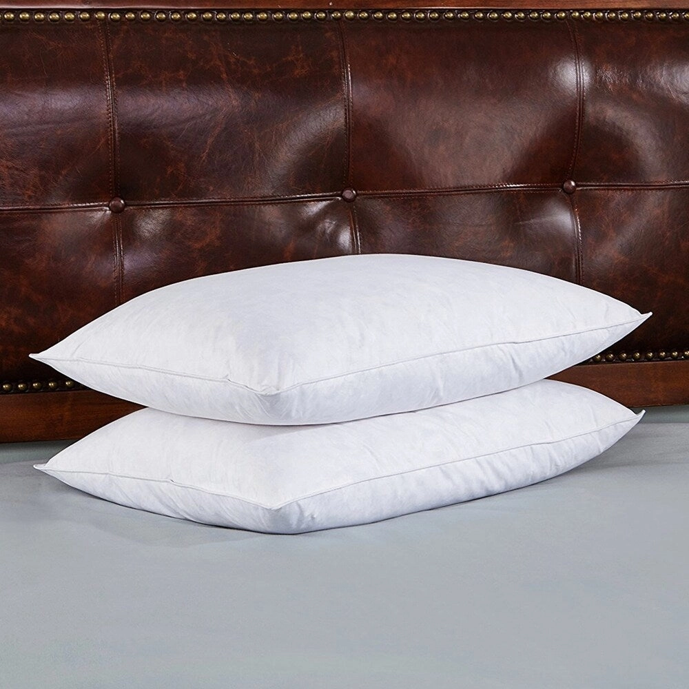 Porch & Den Garden Home Medium Density Feather/ Down Pillows (Set of 2)