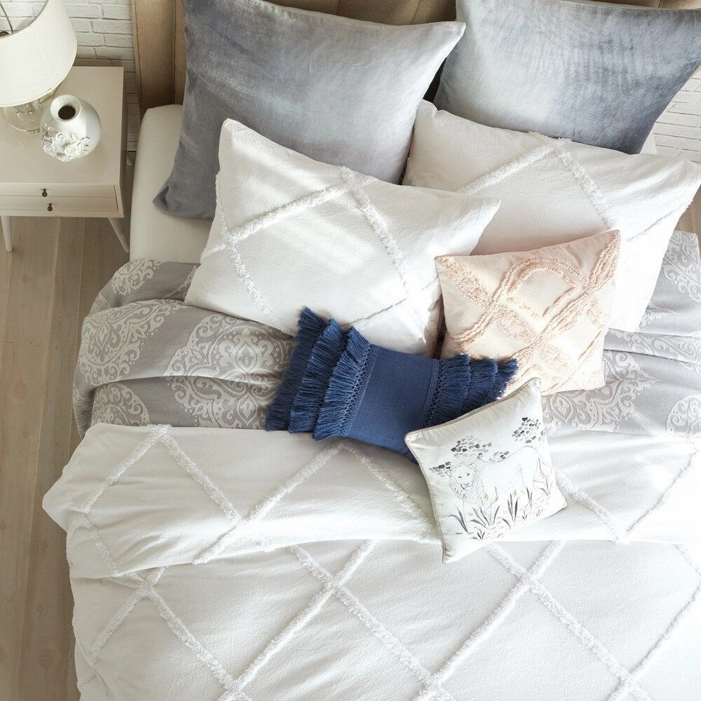 Porch & Den Saint Mary Velvet Ombre European Pillow Sham