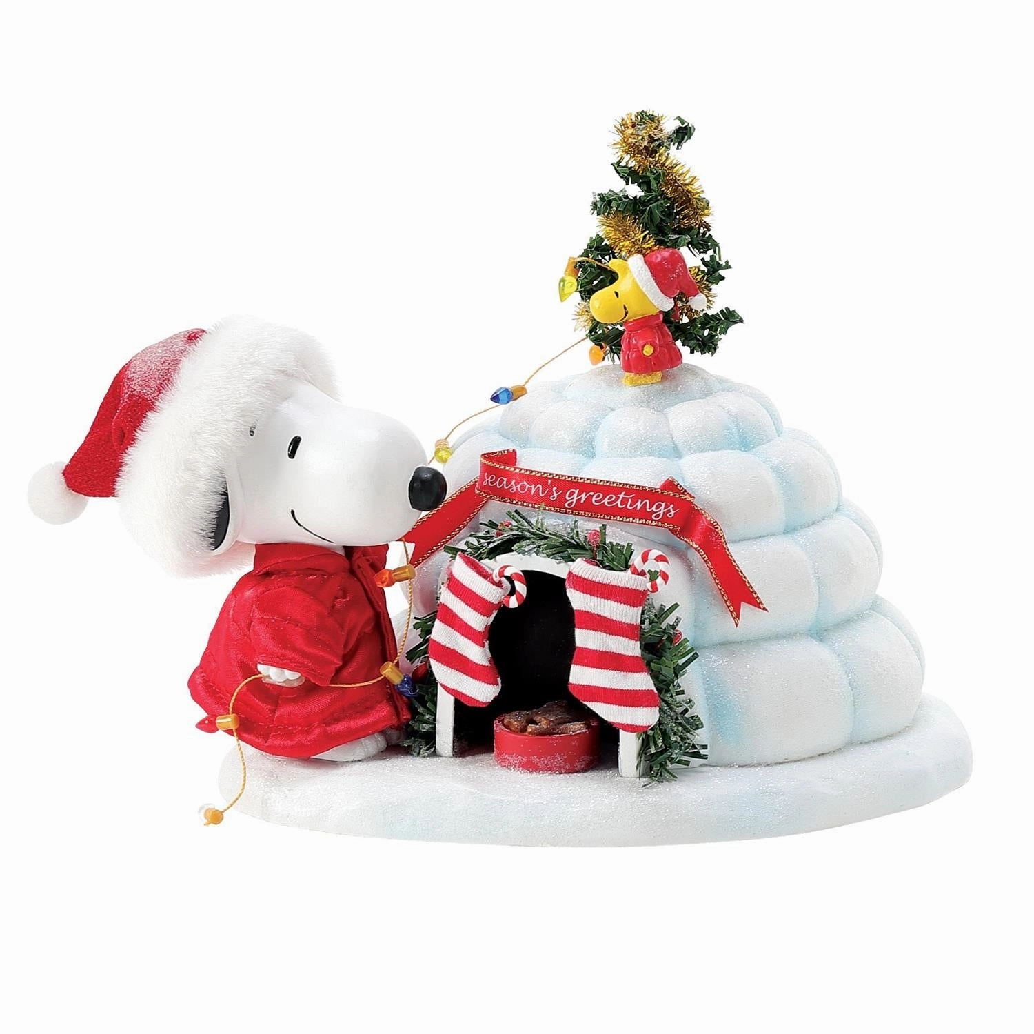 Possible Dream Peanuts Snoopy's Puffer Igloo 7" Decorative Mirror,Home Decor Mirror