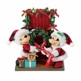 Possible Dreams Front Door Decor Mickey and Minnie Decorative Mirror,Home Decor Mirror
