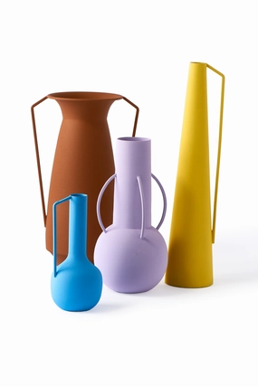 Powder-Coated Metal Vase | Pols Potten Morning Roman Vase,Glass Vase