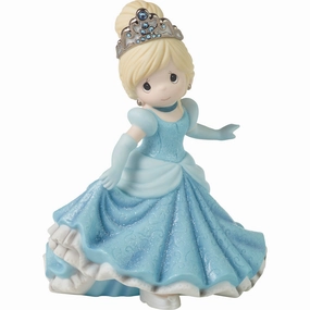 Precious Moments 100th Anniversary Celebration Disney100 Cinderella Limited Edition Figurine Decorative Mirror,Home Decor Mirror