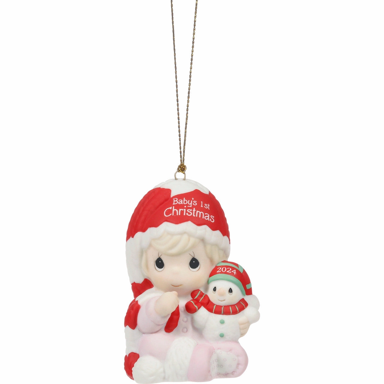 Precious Moments Baby's First Christmas 2024 Dated Girl Ornament Decorative Mirror,Home Decor Mirror