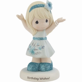 Precious Moments Birthday Wishes! Blonde Hair/Light Skin Figurine Decorative Mirror,Home Decor Mirror