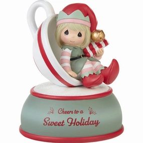 Precious Moments Cheers To A Sweet Holiday Musical Decorative Mirror,Home Decor Mirror