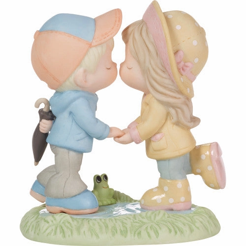 Precious Moments Couple Kissing In The Rain Figurine Decorative Mirror,Home Decor Mirror