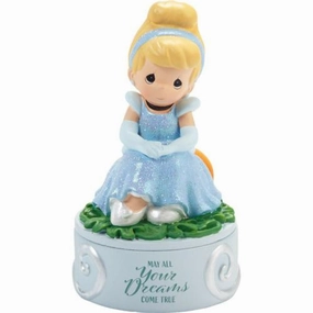 Precious Moments Disney Cinderella Dreams Come True Covered Box Decorative Mirror,Home Decor Mirror