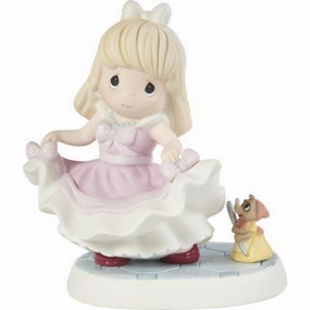 Precious Moments Disney Cinderella Never Stop Dreaming Figurine Decorative Mirror,Home Decor Mirror