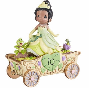Precious Moments Disney Showcase Birthday Parade Tiana Double Digit Dreams Age 10 Figurine Decorative Mirror,Home Decor Mirror