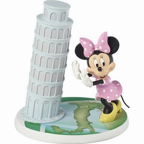 Precious Moments Disney Showcase Minnie Mouse Figurine Minnie Rocks The World: Bellissimo Minnie Decorative Mirror,Home Decor Mirror