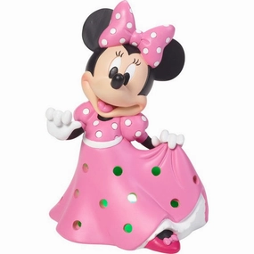 Precious Moments Disney Showcase Minnie Mouse LED Lighted Musical Decorative Mirror,Home Decor Mirror