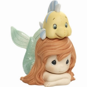Precious Moments Disney The Little Mermaid Figurine Life Is Better With A Good Friend Decorative Mirror,Home Decor Mirror